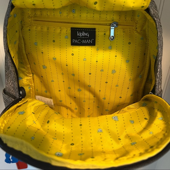 Kipling Pac-Man Backpack Limited Edition - Picture 7 of 11